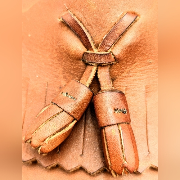 Bass Weejuns Brown Leather Tassel Loafers - Men’s 9.5 M - Picture 8 of 12